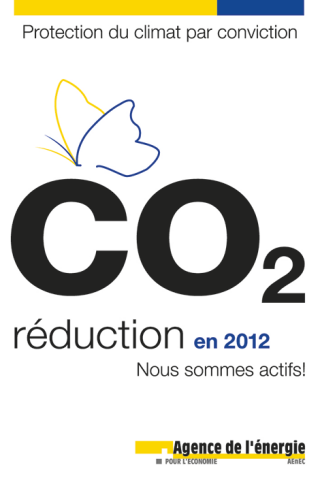 Certificat Agence de l'énergie : nous sommes actifs à la réduction de CO2